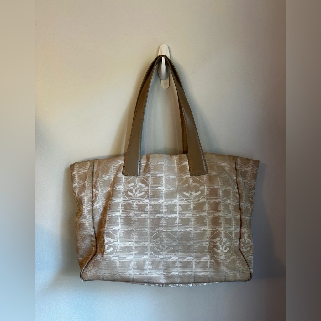 Chanel Travel Line Mm Tote Bag